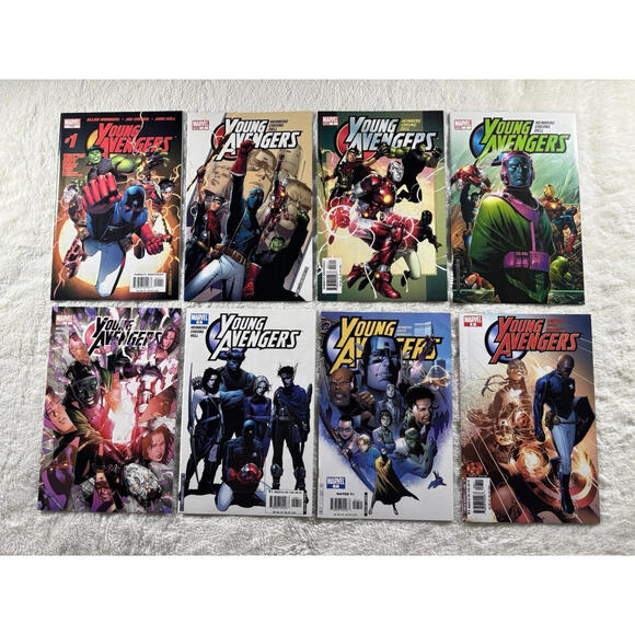 YOUNG AVENGERS #1-12 COMPLETE SET SPECIAL 2005 1ST KATE BISHOP! Marvel Comics